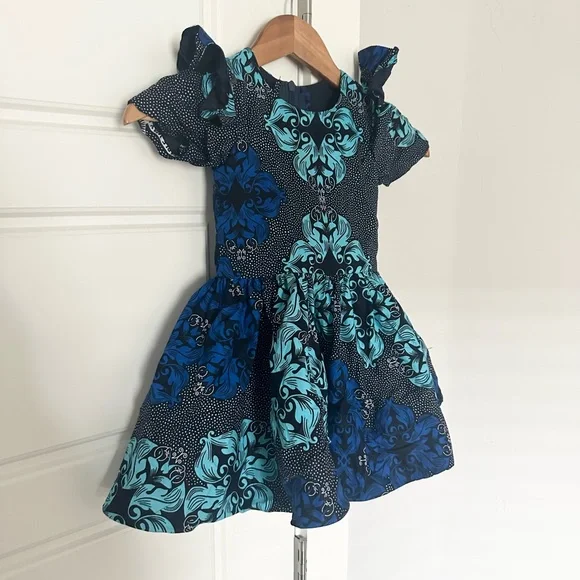 Pretty African Print Girl Dress - Picture 3 of 6